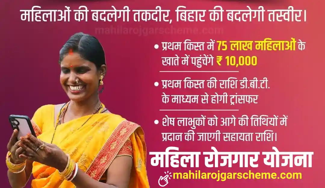 Mahila Rojgar Yojana Benefits 2025